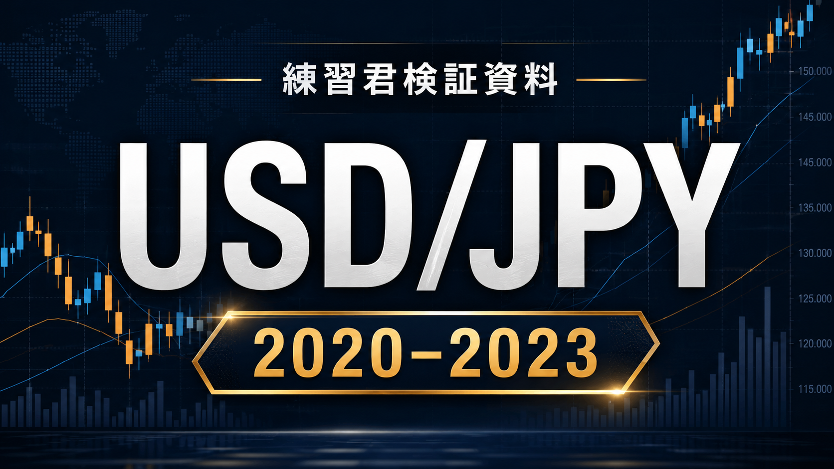 USD/JPY 2020-2023 練習君検証資料